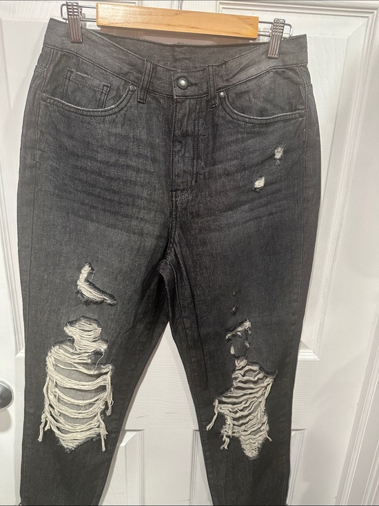VENUS Denim - VENUS Black Distressed High-Rise Women’s Jeans
